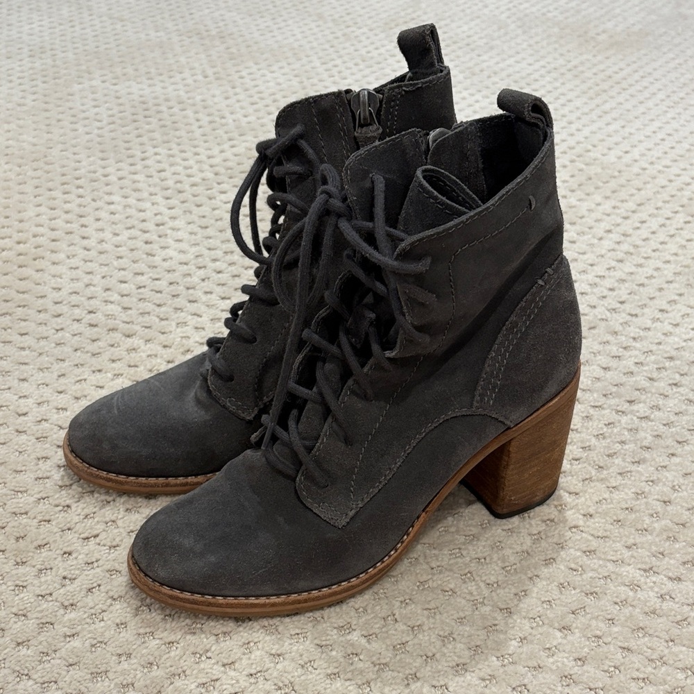 Dolce Vita Stylish Gray Suede Women's Boots